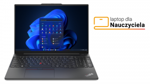Laptop dla Nauczyciela Lenovo ThinkPad E16 G1 21JN005YPB i5-1335U 16" WUXGA 16GB 512SSD Int W11Pro