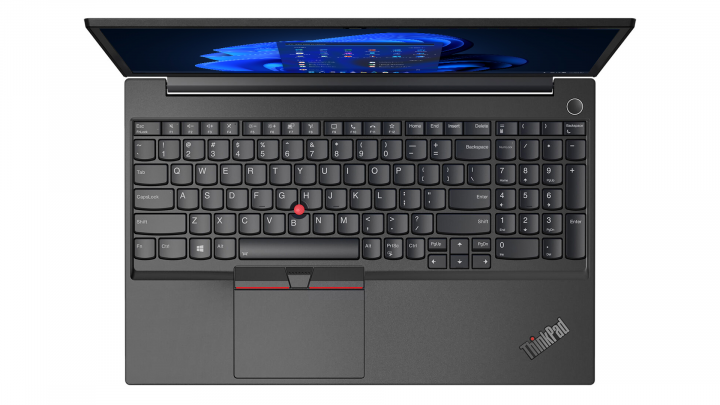 Laptop Lenovo ThinkPad E15 czarny gen 2 W11P Intel -widok z góry