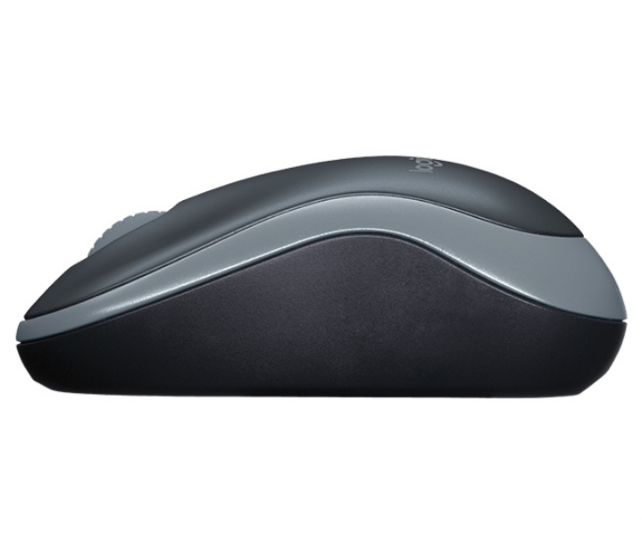 Mysz bezprzewodowa Logitech M185 optyczna Swift Grey - widok prawej strony