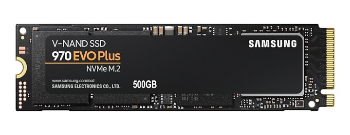 Dysk SSD Samsung 970 EVO Plus 500GB MZ-V7S500BW M.2 PCIe - widok frontu
