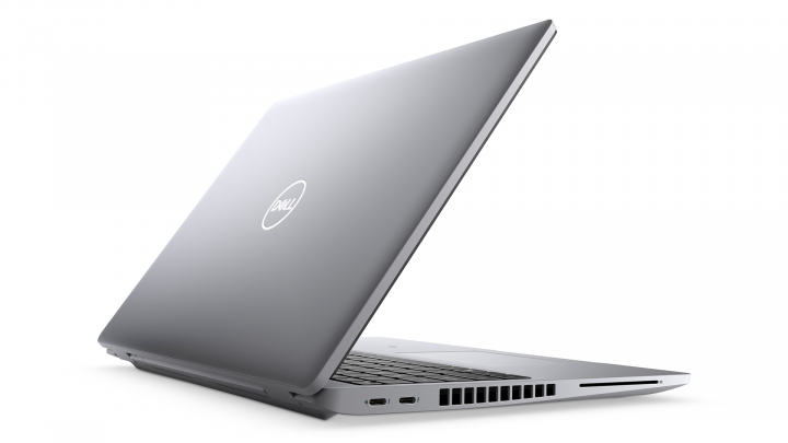 Laptop Dell Latitude 5520 szary - widok klapy lewej strony