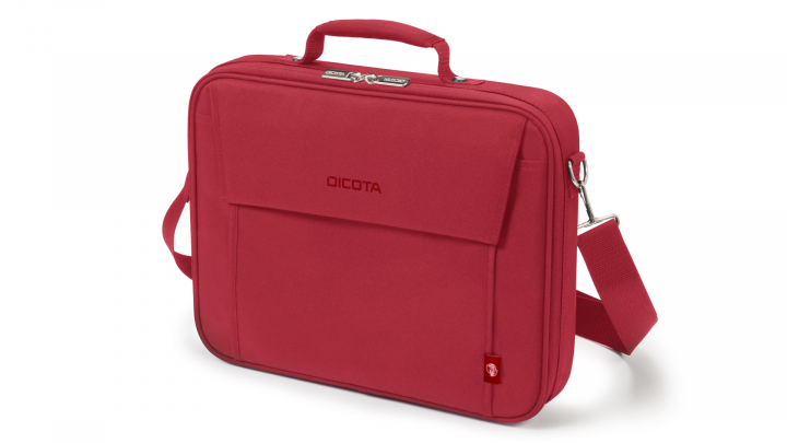 Torba do laptopa DICOTA Eco Multi BASE 156 D30920-RPET czerwona - przód prawa strona