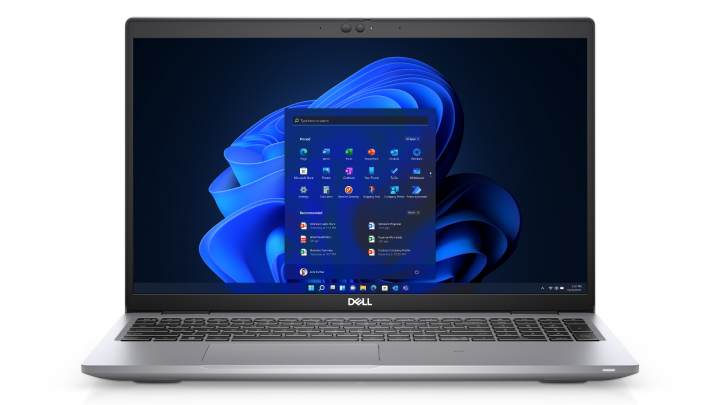 Laptop Dell Latitude 5520 W11P szary - widok frontu