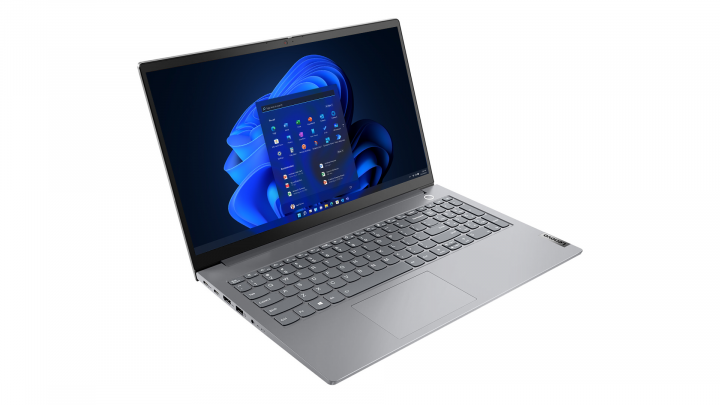 Laptop Lenovo ThinkBook 15 G2 W11P szary-widok frontu lewej stront