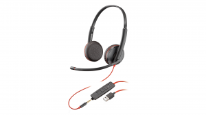 Słuchawki przewodowe Poly Blackwire C3225 USB-A - 209747-201