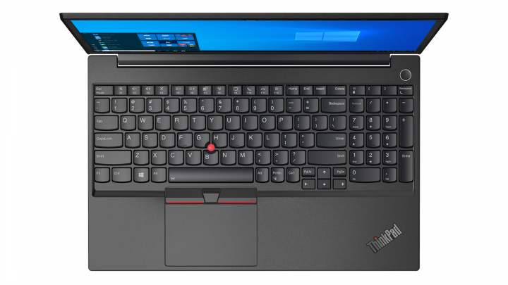 Laptop Lenovo ThinkPad E15 czarny gen 2 Intel widok z góry