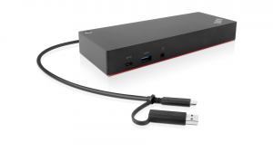 Stacja dokująca Lenovo ThinkPad USB-C with USB-A Dock Black 40AF0135EU