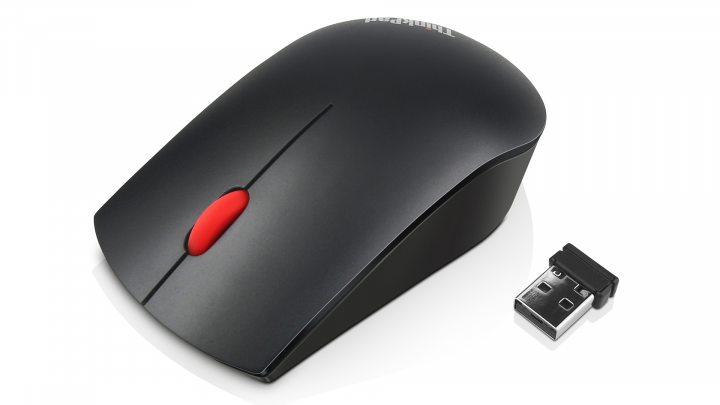 ThinkPad Essential Wireless Mouse 4X30M56887 - widok frontu lewej strony