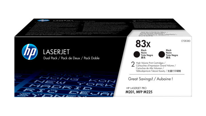 Toner HP 83X czarny CF283XD