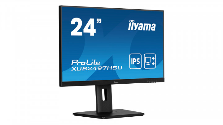 Monitor iiyama Prolite XUB2497HSU-B2 24&quot; FHD IPS 1ms 100Hz HUB 8