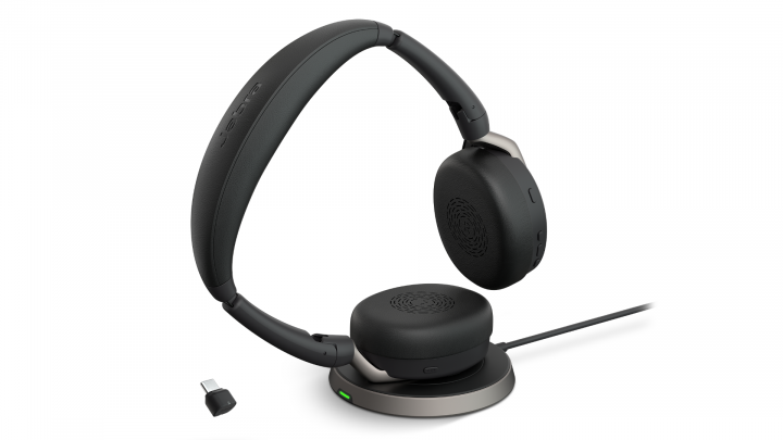 Słuchawki bezprzewodowe Jabra Evolve 2 65 Flex USB-C UC Stereo Wireless Charging Pad