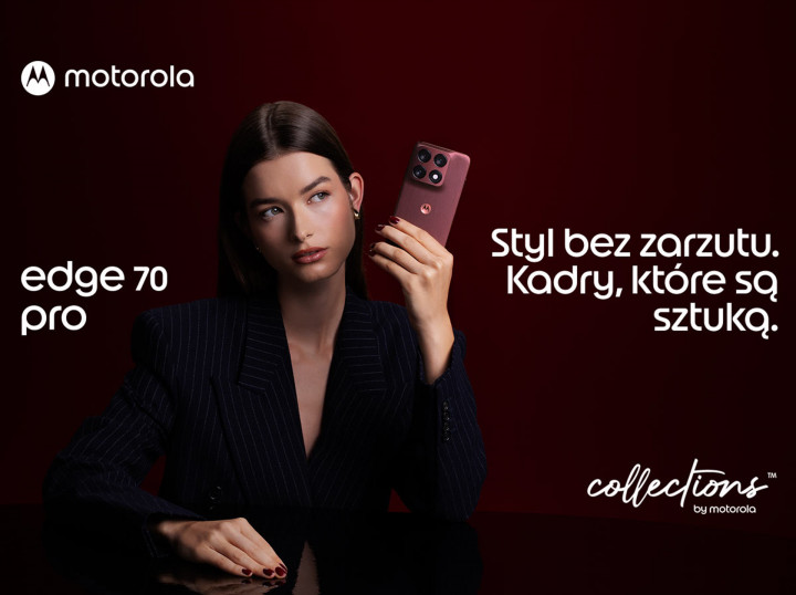 Smartfon Motorola edge 70 Pro bordowy 10