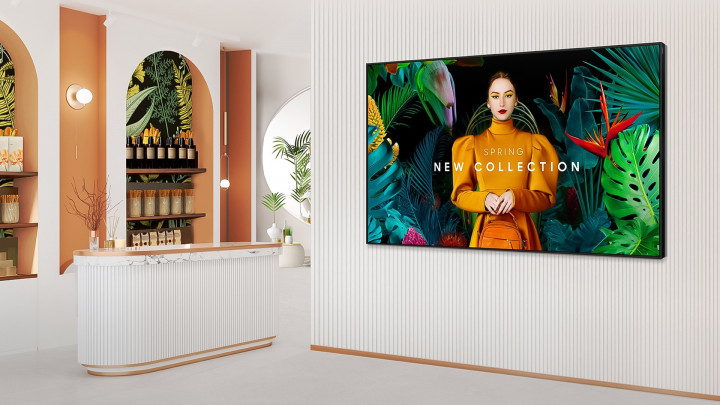 Monitor Samsung QM85C LH85QMCEBGCXEN - Czytelny obraz 4K w każdych warunkach 