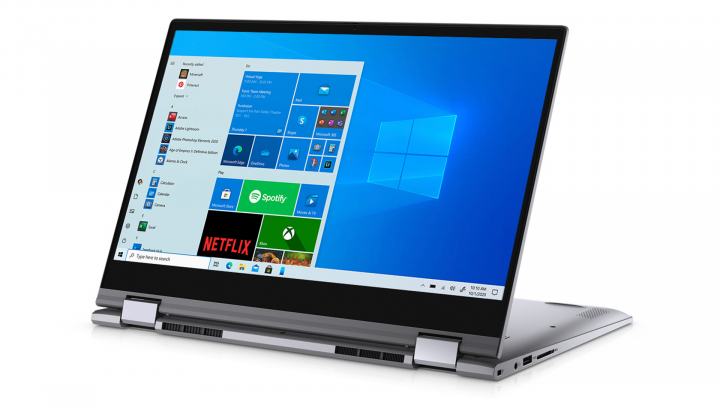 Laptop 2w1 Dell Inspiron 5406 W10H - przód front lewy1