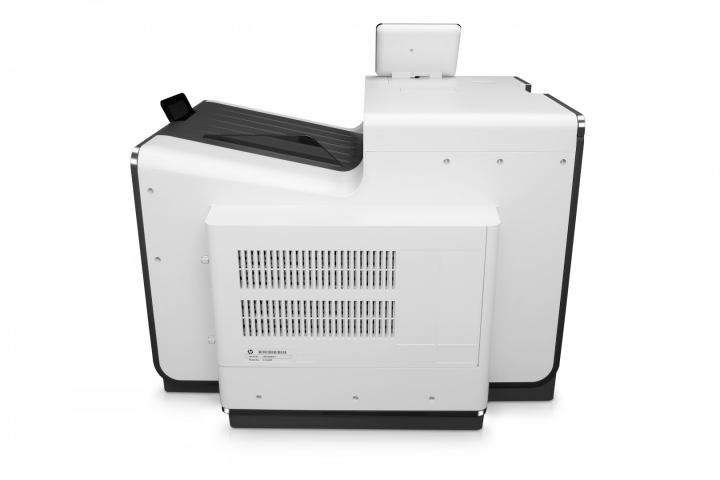 Drukarka atramentowa kolorowa HP PageWide Enterprise 556dn - G1W46A - widok tyłu