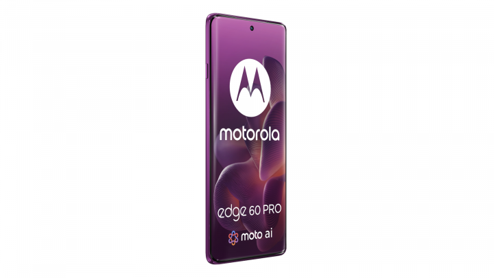 Smartfon Motorola edge 60 Pro purpurowy 4