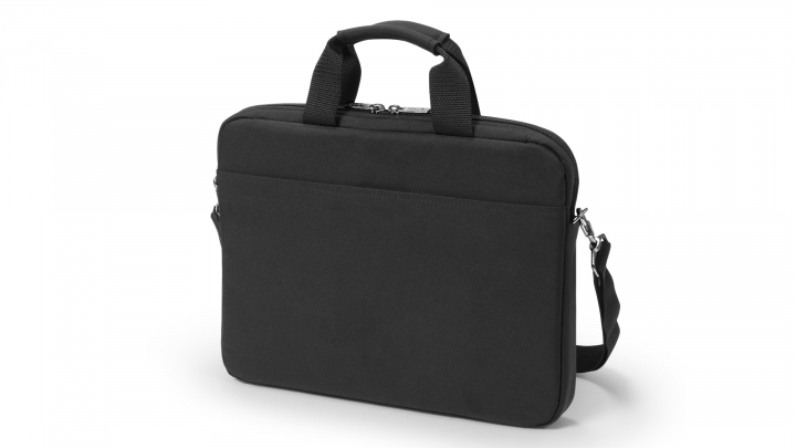 Torba do laptopa DICOTA Eco Slim Case BASE 125 D31300-RPET czarna - tył lewa strona