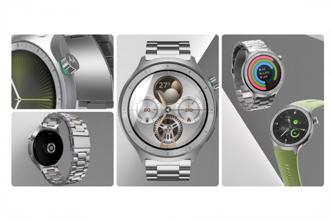 Smartwatch Motorola Moto Watch srebrny 3