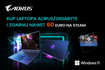 Zgarnij nawet 60 Euro z Gigabyte 10.09.2024 8