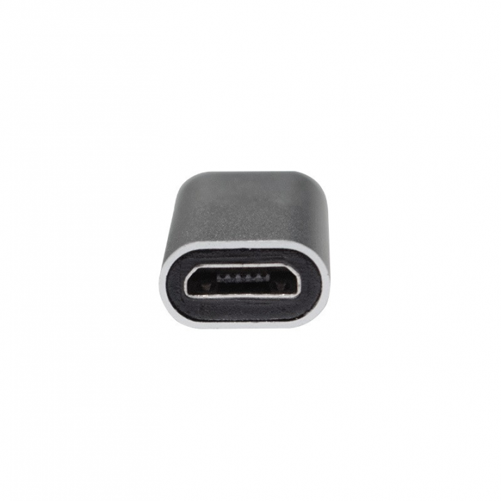 Adapter LogiLink USB-C - microUSB AU0041 - widok frontu v2