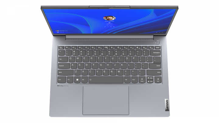 ThinkBook 14 G4+ IAP W11P Arctic Grey - widok klawiatury