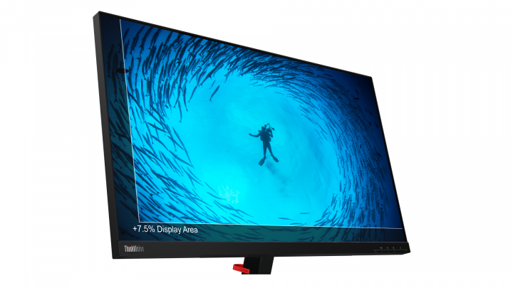 ThinkVision S28u-10 czarny ekran
