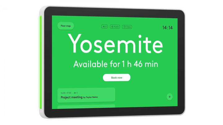 Tablet do rezerwacji sal Logitech Tap Scheduler 2 Złamana biel - 952-000298