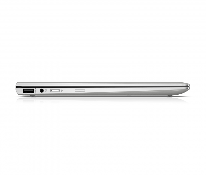 Laptop HP EliteBook x360 1030 G3 srebrny - widok lewej strony