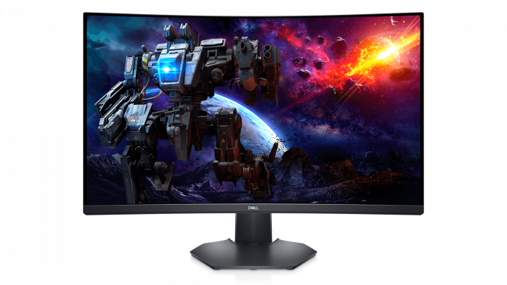 Monitor Dell Curved Gaming S3222DGM 210-AZZH - widok frontu