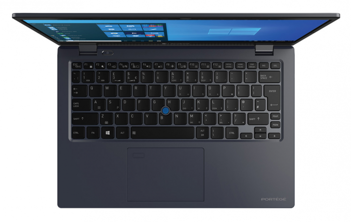 Laptop Toshiba Dynabook Portege X30L - widok klawiatury