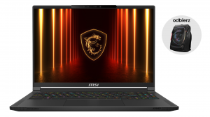 Laptop MSI Stealth A16 AI+ A3XWHG-042PL Ryzen AI 9 HX 370 16" QHD+ OLED 240hz 32GB 2000SSD RTX5070Ti DLSS 4 W11Pro