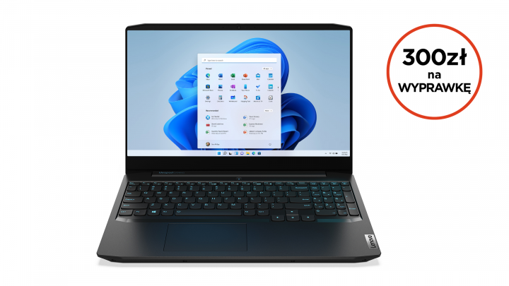 IdeaPad Gaming 3 15IHU6 W11 - przód - promo
