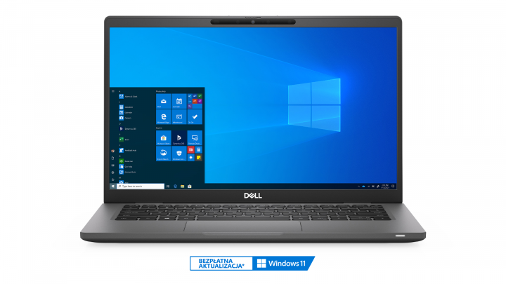 Laptop Dell Latitude 7320 czarny - widok frontu