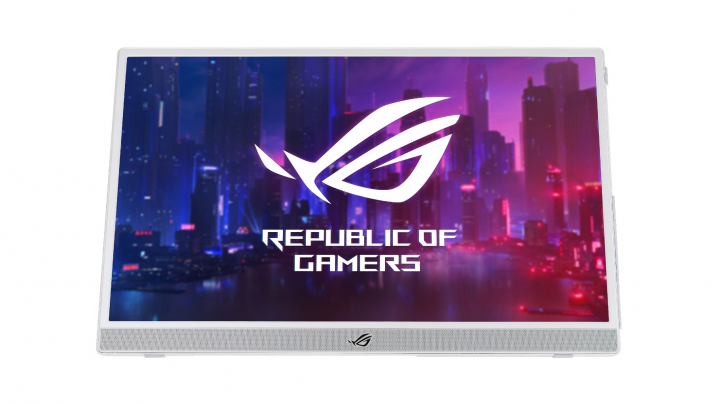 Monitor Asus ROG Strix XG16AHPE-W - widok frontu