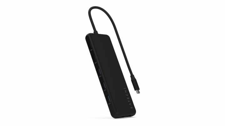 Adapter Satechi 13-in-1 USB-C Triple Display Multiport Adapter czarny - ST-P3D13K