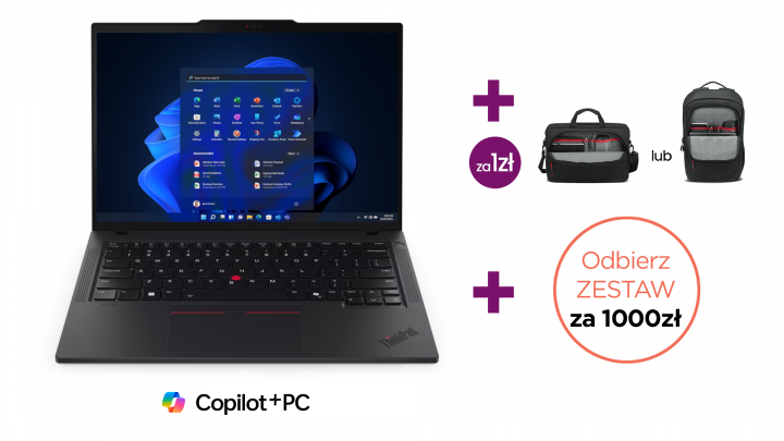 Mobilna stacja robocza Lenovo ThinkPad P14s Gen 6 (AMD) OLED W11P Copilot Zestaw 1K PROMO