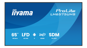 Monitor wielkoformatowy iiyama LH6575UHS-B2AG 65" 4K UHD IPS 24/7 Android 11