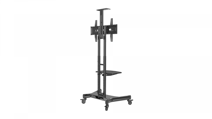 Stojak mobilny z półką Neomounts NM-M1700BLACK od 32" do 75" 50KG 3