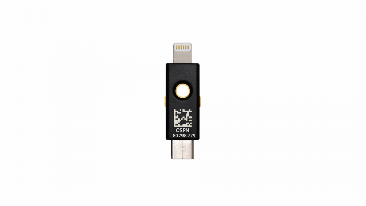 Klucz uwierzytelniający Yubico YubiKey 5Ci CSPN USB-C/Lightning - 8880001236