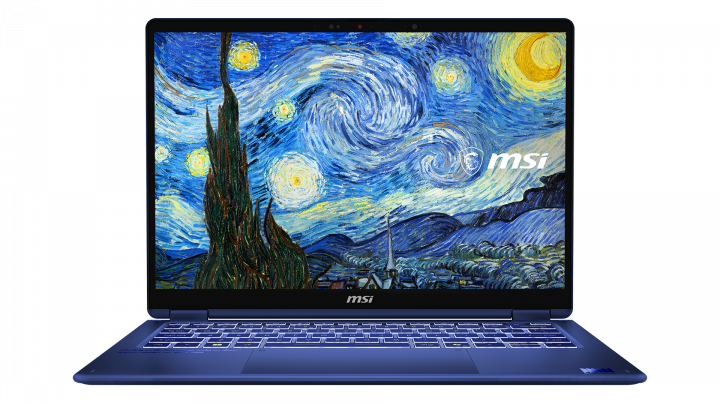 Laptop MSI Prestige 14 Flip AI+ The Starry Night