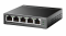 Switch TP-Link TL-SF1005LP - widok frontu prawej strony