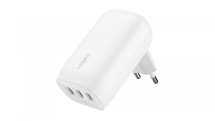 Ładowarka sieciowa Belkin kątowa 3x USB-C PPS 67 W - WCC002vfWH