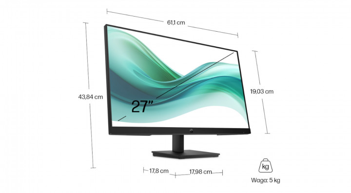 Monitor HP S3 Pro B0CG3UT wielkość