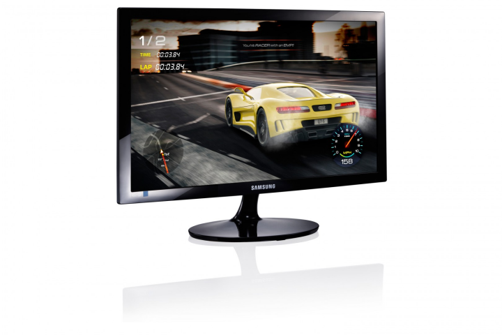 Monitor Samsung S24D330HSX LS24D330HSXEN - widok frontu lewej strony