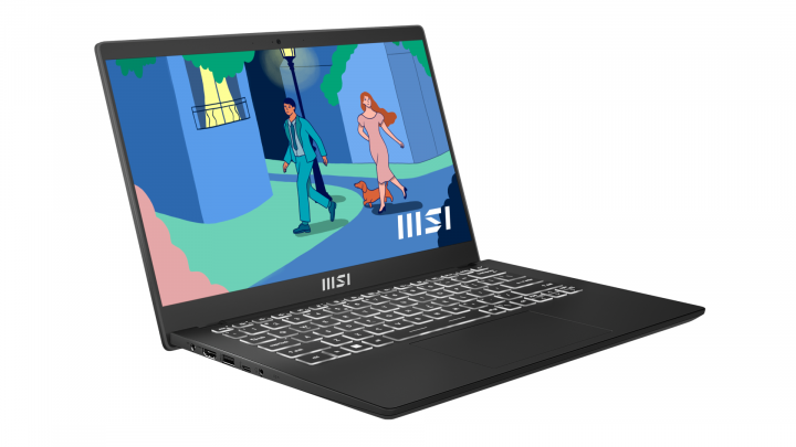 Laptop MSI Modern 14 C7M (White BK) W11H Classic Black