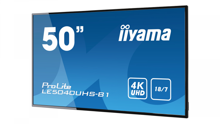 Monitor IIYAMA ProLite LE5040UHS-B1 - widok frontu prawej strony