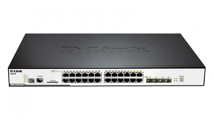 Switch D-Link DGS-3120-24PC - widok frontu