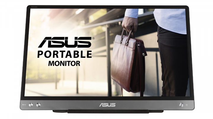 Monitor Asus MB14AC szary - widok frontu