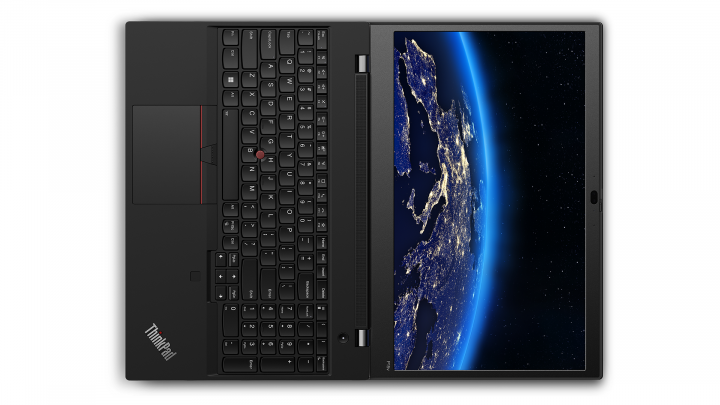 Mobilna stacja robocza Lenovo ThinkPad P15v G3 W11P AMD - widok z góry