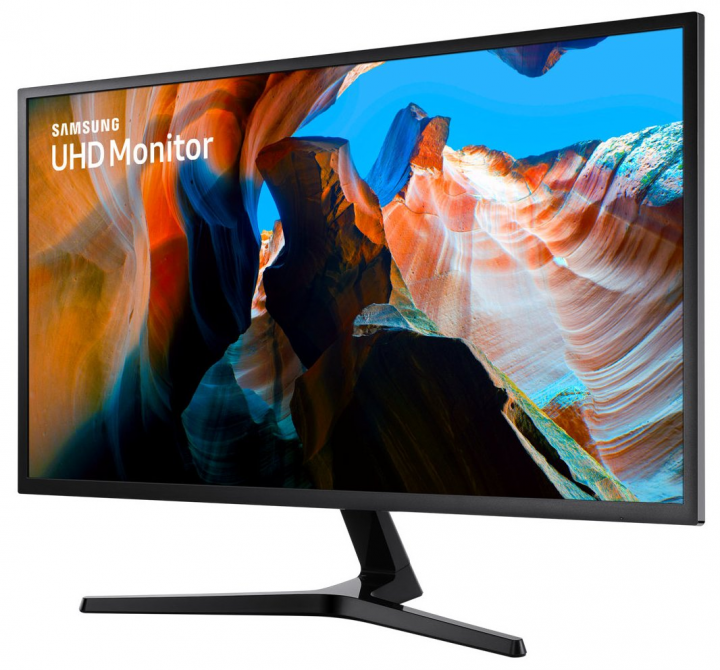 Monitor Samsung LU32J590UQUXEN - widok frontu prawej strony